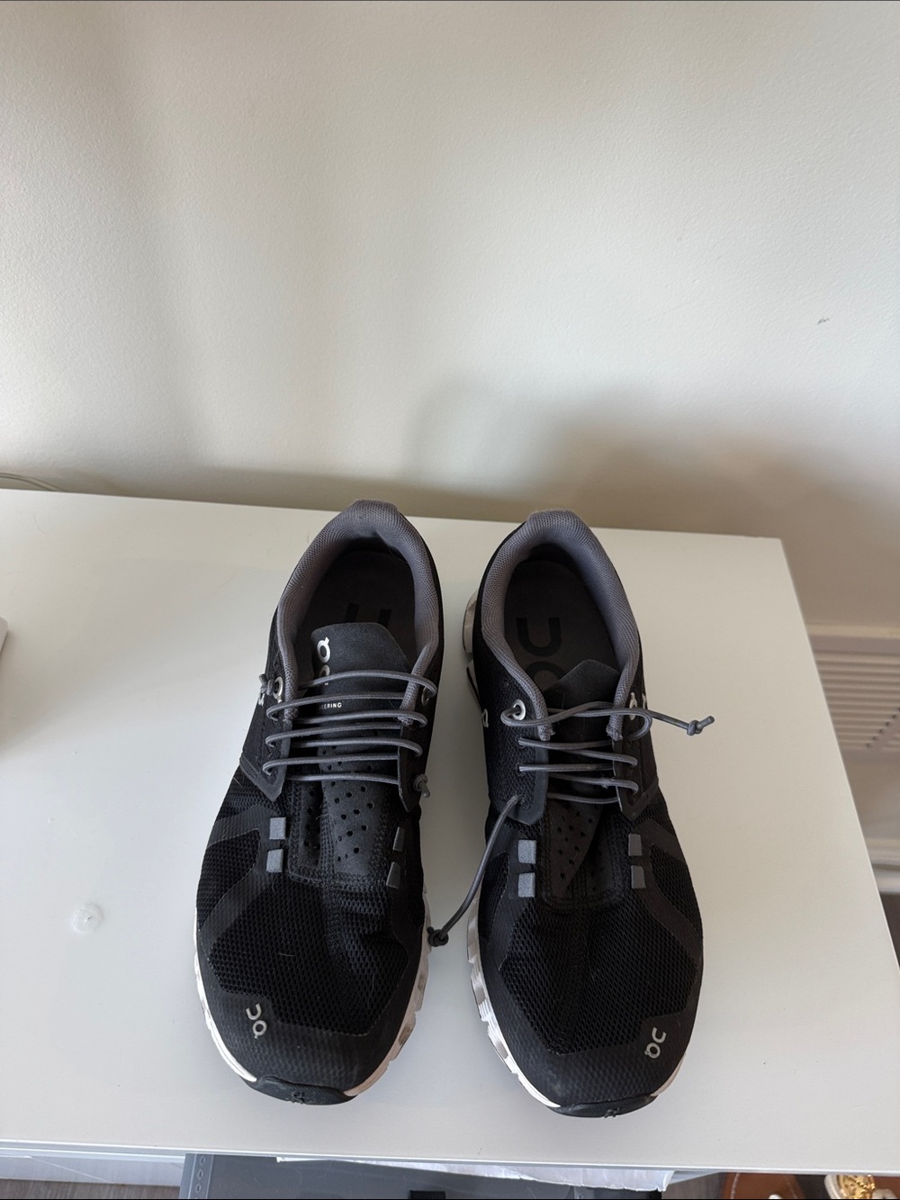 BC Footwear Women's Black Athletic Sneakers with Gray Accents
